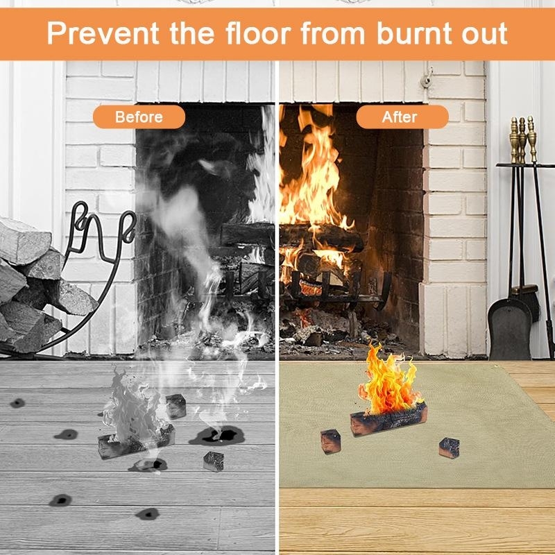 キャンプ用耐火マット 耐熱ブランケット アウトドアファイヤー - Heat Resistant Mat のレビューと価格