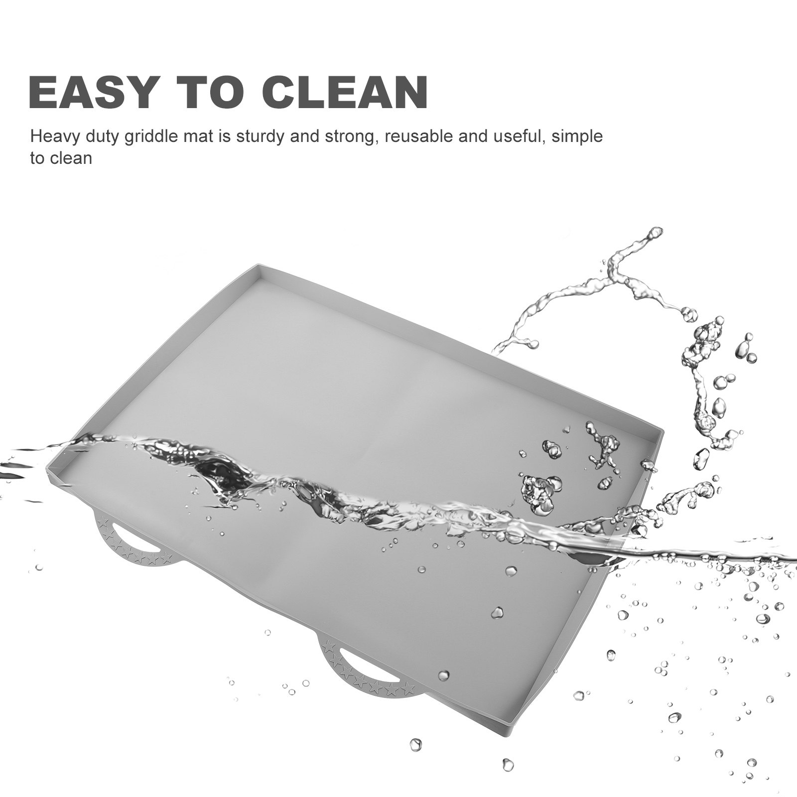 シリコングリドルマット グリル用 丈夫で再利用可能なグリドル - Heat Resistant Mat のレビューと価格