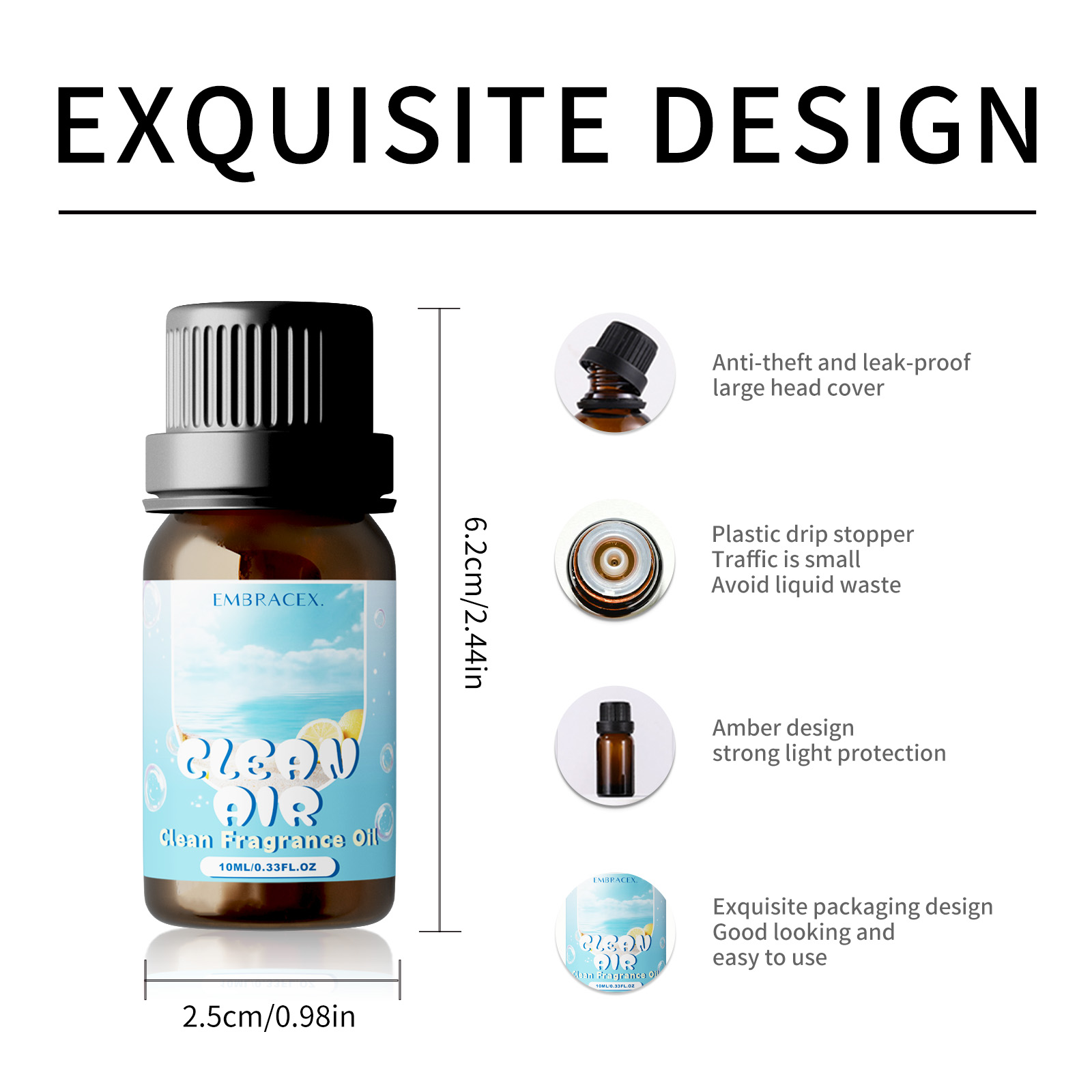 10 ミリリットルクリーンエアエッセンシャルオイルレモンラベ - Fragrance Oil 10Ml のレビューと価格