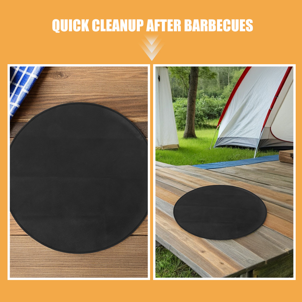 耐熱性・耐火性のある円形マット、屋外BBQファイヤーピットグ - Heat Resistant Mat のレビューと価格
