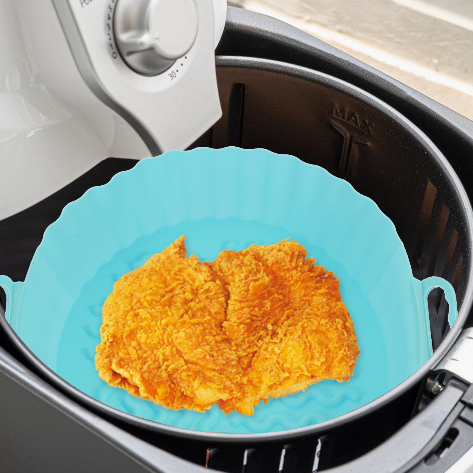 2 個のシリコンベーキングマットエアフライヤー用ノンスティッ - Heat Resistant Mat のレビューと価格