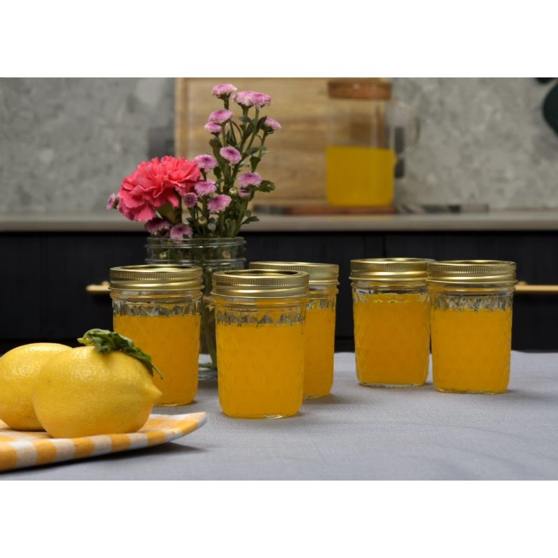8オンスのメイソンジャー、レギュラーマウスのキルト加工ハーフ - Mason Jar 8Oz のレビューと価格