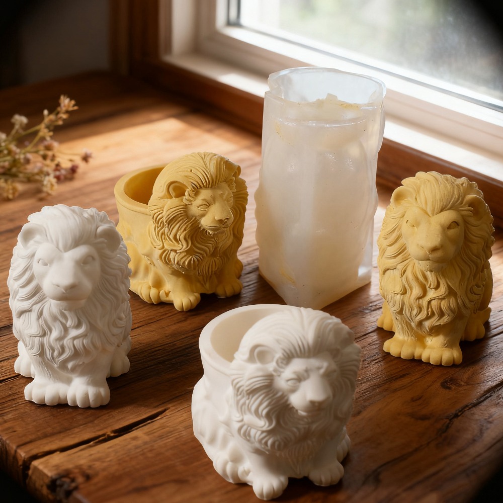 ライオンポットシリコンモールド手作りキャンドルカップ容器植木 - Candle Vessel Supplies のレビューと価格