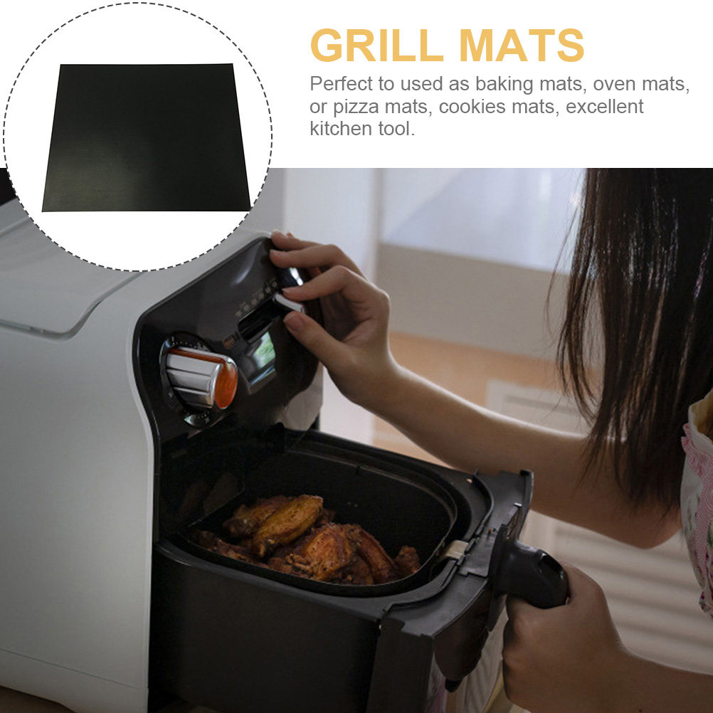3 個のグリルマット ノンスティック 食品グレード 耐熱性  - Heat Resistant Mat のレビューと価格