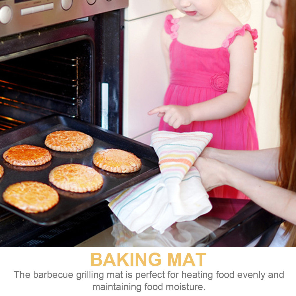 3 個のグリルマット ノンスティック 食品グレード 耐熱性  - Heat Resistant Mat のレビューと価格