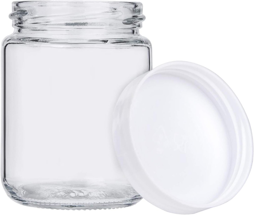 12個入り 8オンス ガラス製メイソンジャー 気密蓋付き 缶 - Mason Jar 8Oz のレビューと価格