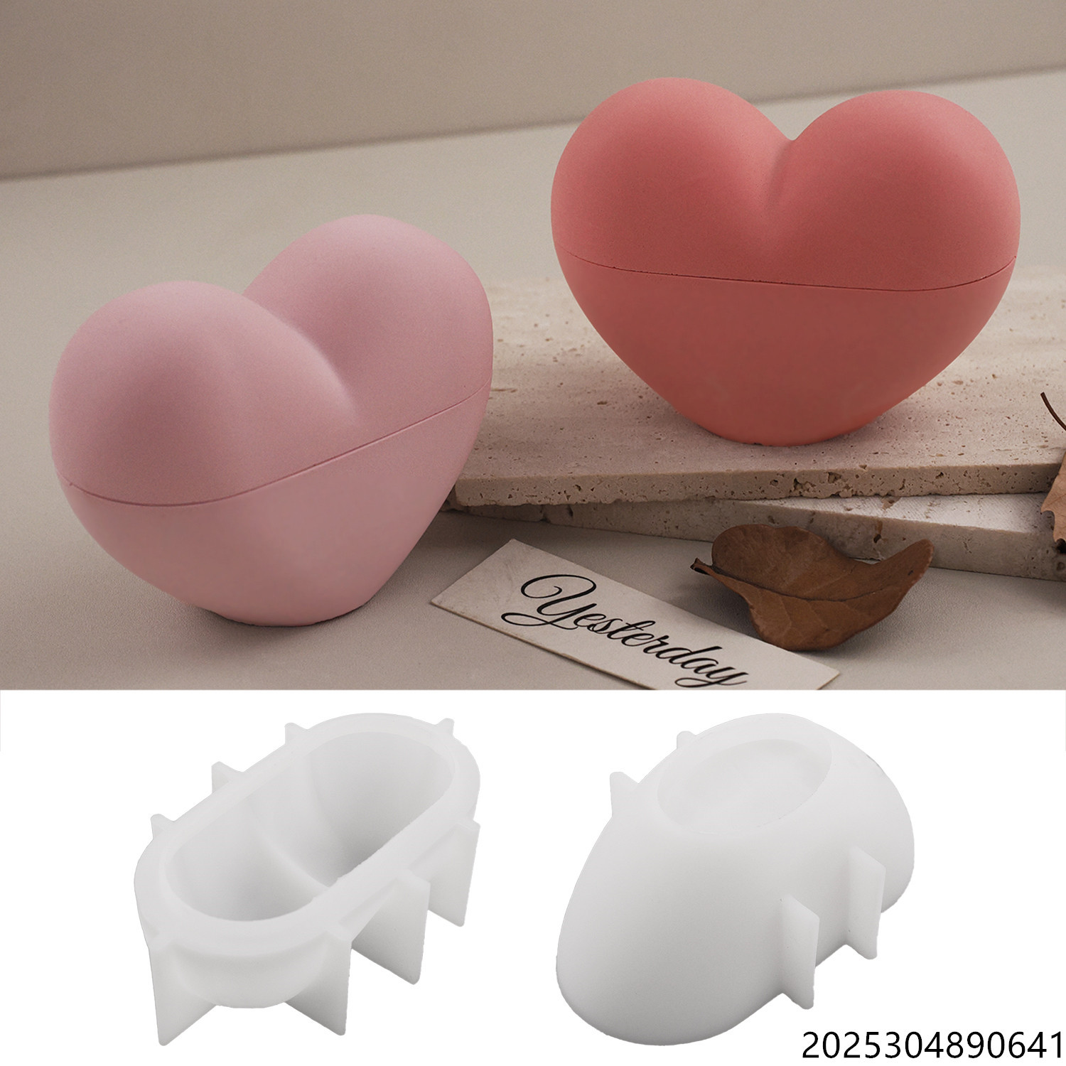 DIY ハート形キャンドルジャー シリコーン型 バレンタイン - Candle Vessel Supplies のレビューと価格