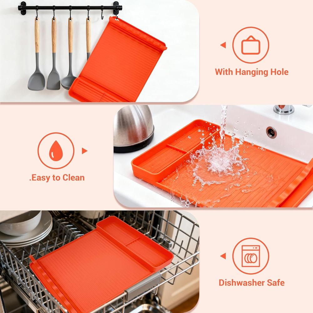 耐熱シリコングリルマット - 16x11.5インチ 滑り止め - Heat Resistant Mat のレビューと価格